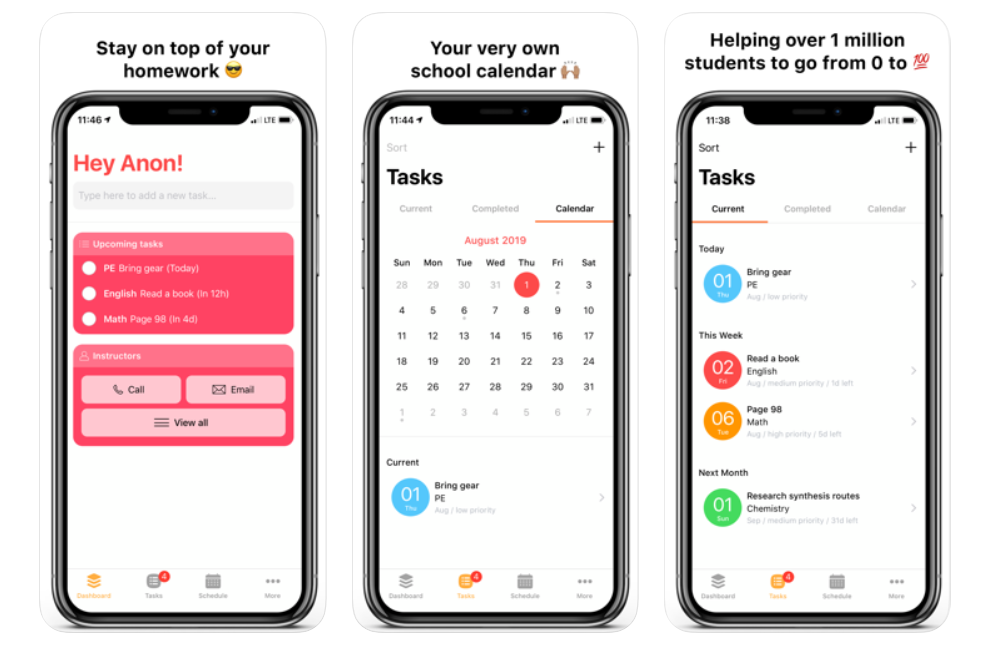 The Homework App Your School Scheduler Planner 