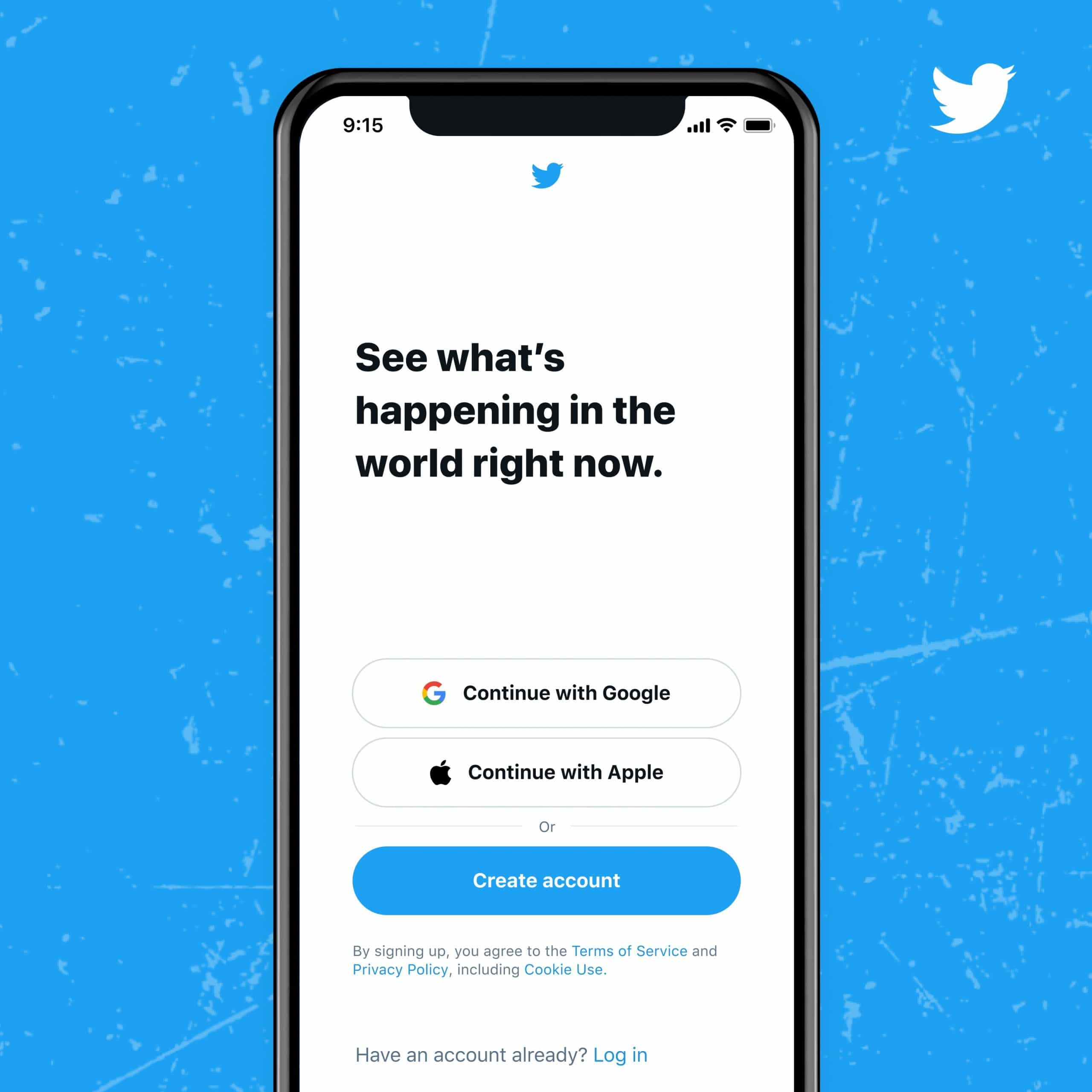 Twitter now allows sign up with Google and Apple accounts