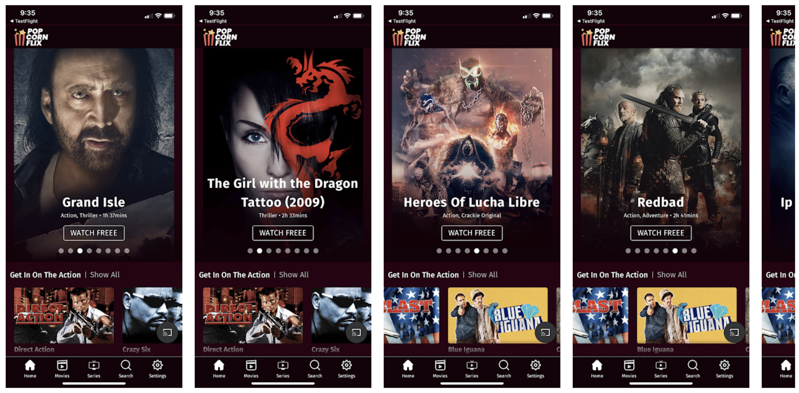 popcornflix Mobile Marketing Reads