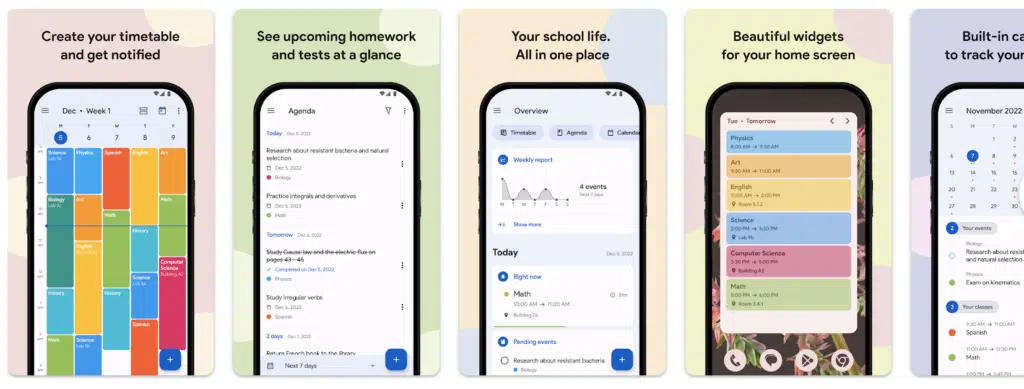 homework tracking app