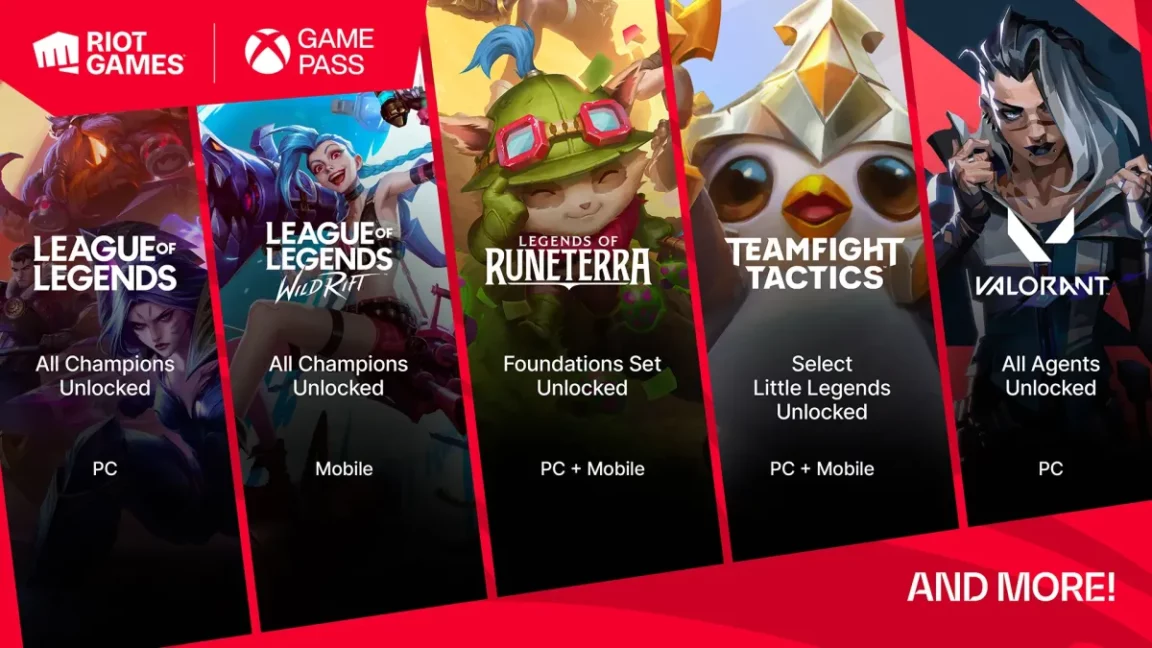 Riot’s mobile and PC games are coming to Game Pass