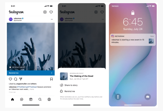 Instagram lanza remind ads