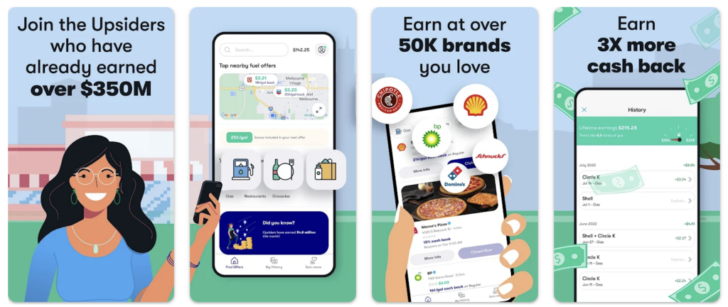 upside-cash-back-gas-food – mobile marketing reads