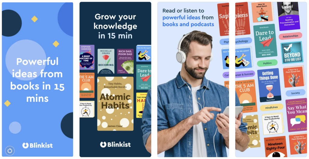 blinkist – mobile marketing reads